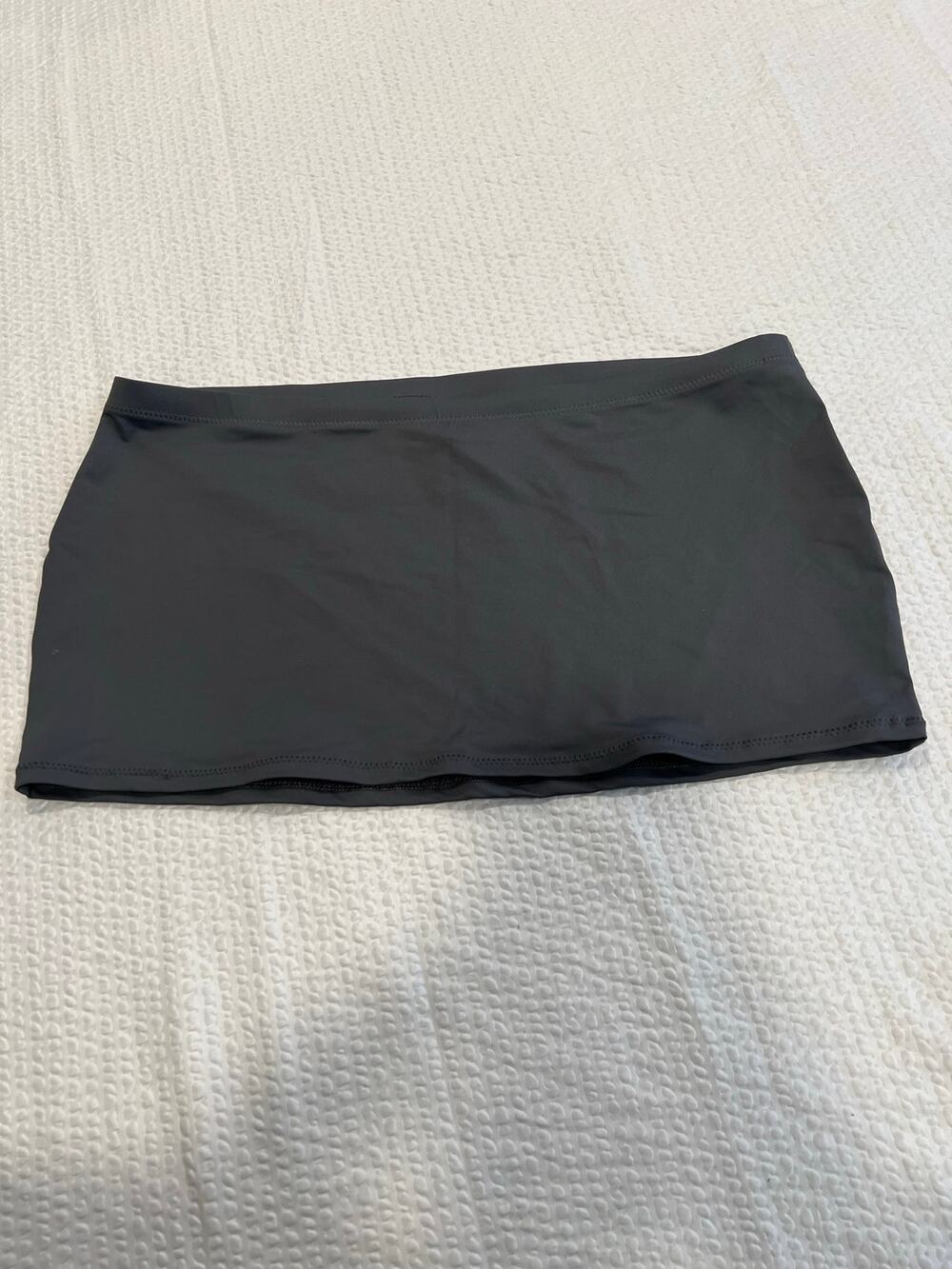 Skims Swim Micro Mini Skirt - gunmetal gray Size S women